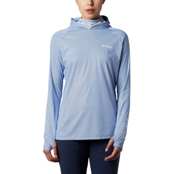 Columbia PFG Tidal Deflector Zero, Sudaderas Con Capucha Azules Grises Para Mujer | 895340-GQJ